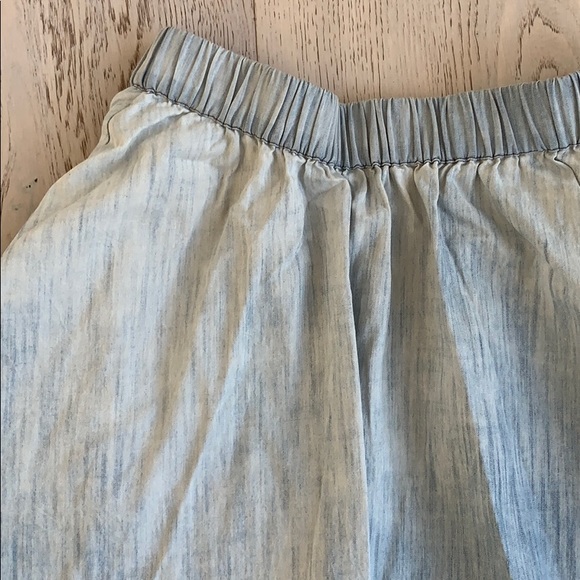Chan Luu Chambray Mini Skirt - Picture 2 of 5